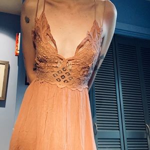 free people blush pink sundress